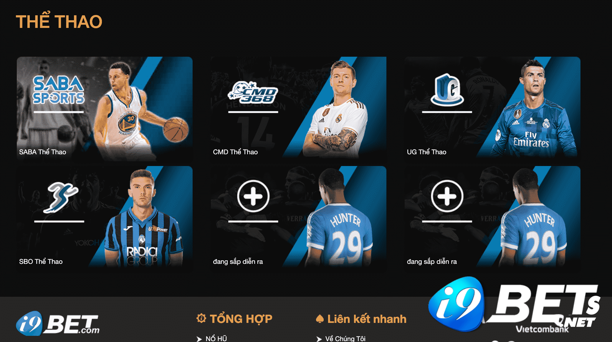 Cá cược thể thao i9bet - Cập nhật nhanh chóng tất cả các  trận đấu