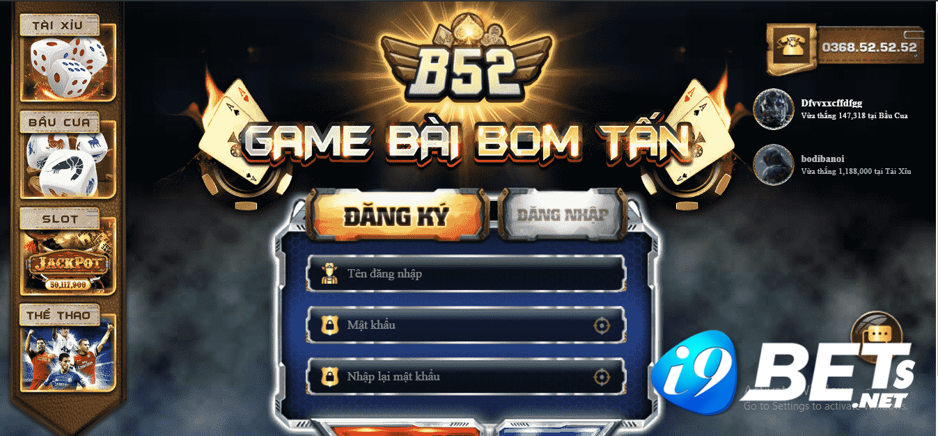 Cổng game B52 thịnh hành được yêu thích nhất hiện nay