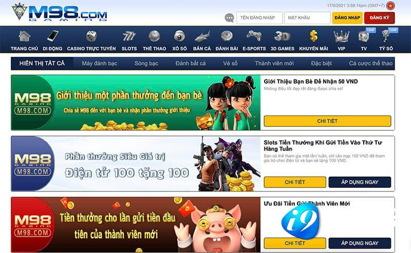 Đánh giá khách quan nhất cổng game M98