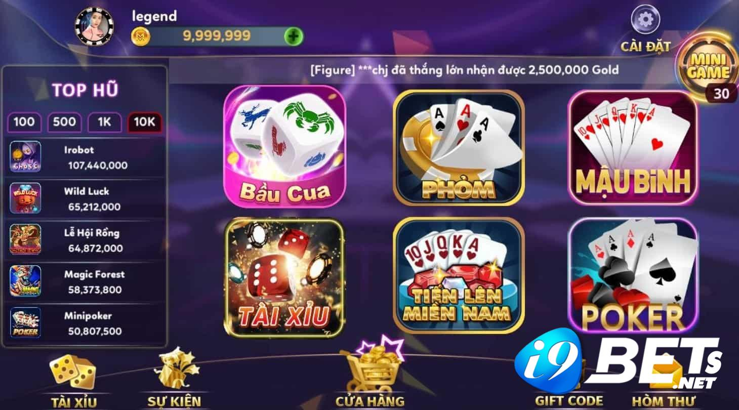 [Khám phá] Game bài đổi thưởng I9bet đa dạng - hấp dẫn - thú vị